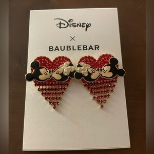 DISNEY & BAUBLEBAR MICKEY & MINNIE CRYSTAL EARRINGS